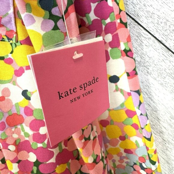 Kate Spade Pajama Set Womens Size Large Floral Short Sleeve New NWT - Picture 2 of 10